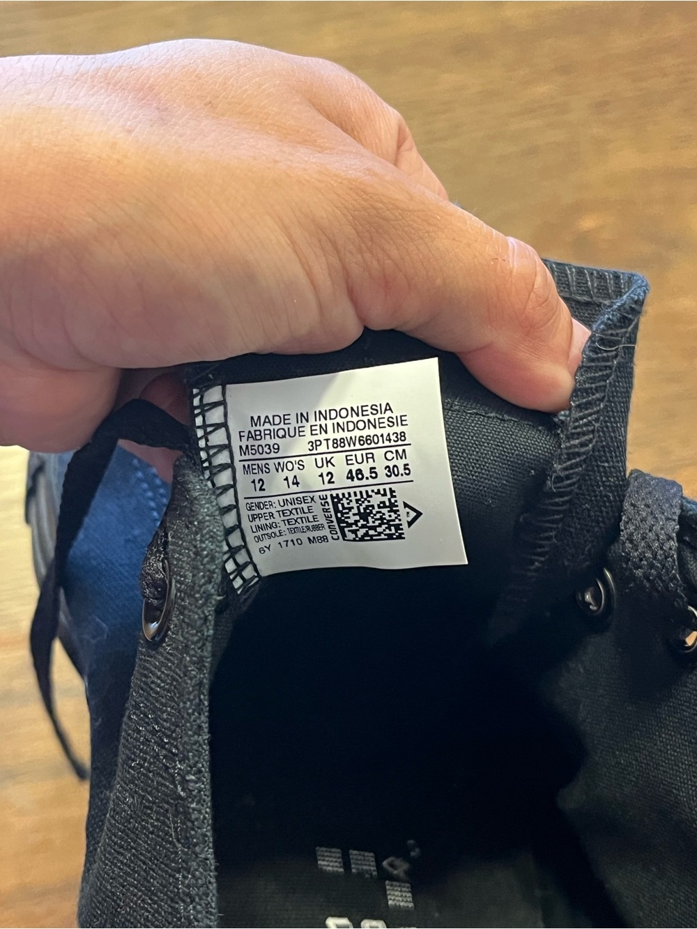 Converse Black Low-Top Canvas Sneakers - Picture 3 of 6